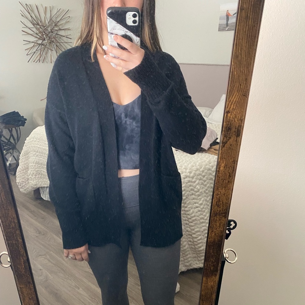 Simple black sweater
